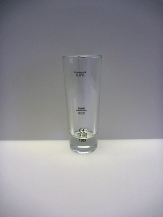 Skleněná odměrka 2/5cl 
