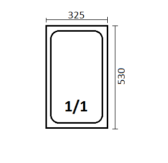 GN nádoba 1/1 200mm