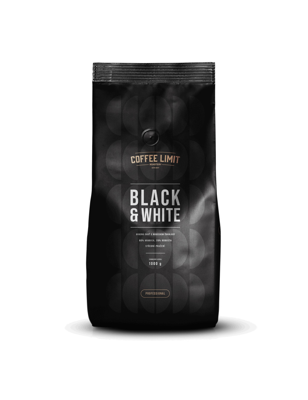 BLACK & WHITE - ZRNKOVÁ KÁVA 1 KG