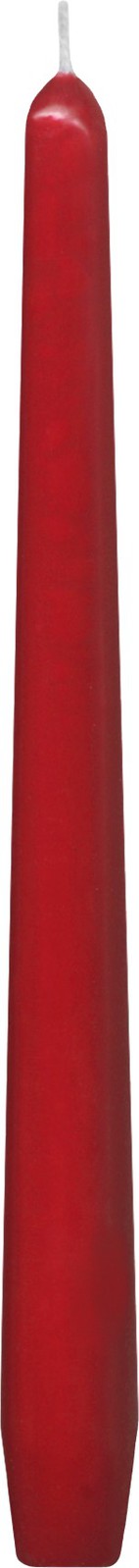 Svíčka kónic 240mm červená 10ks